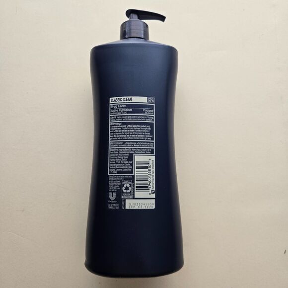 Suave Men 2-in-1 Anti Dandruff Shampoo 28 Fl Oz Bamboo Fresh Water Scalp Care - Picture 3 of 4